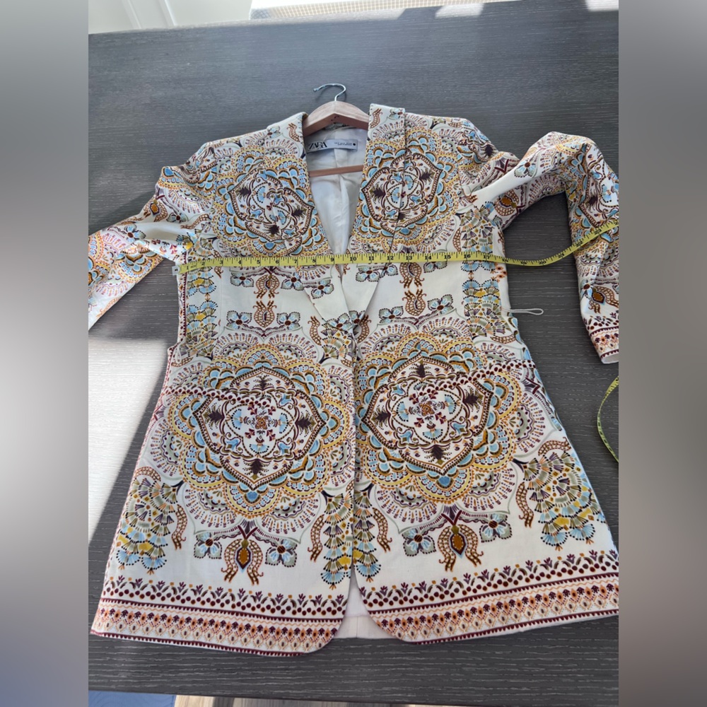 Zara Multicolor Patterned Jacket size S - image 8